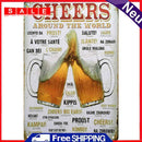 Wine Sheet Metal Drawing Metal Painting Tin Wall Home Poster Bedroom Art Sign