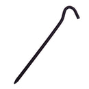 4pcs Tent Pegs with Hooks Garden Stakes Ground Nail for Awning Canopy (Blac