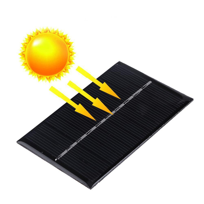 0.6W 5V Solar Panel Standard Epoxy Polycrystalline Silicon Battery Charge