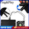 10W 12V Solar Panel Fan Kit Waterproof Dual Exhaust Fan for Office Greenhouse