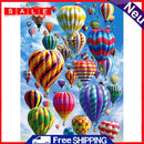 5D DIY Full Drill Diamond Painting Hot Air Balloon Embroidery Mosaic Needlework