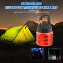 COB LED Mini Outdoor Camping Carabiner Flashlight 80lm Floodlight (Red)
