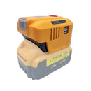 Adapter Dual USB Converter Power Supply Inverter For Dewalt 18V Li-ion Battery