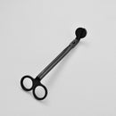 3pcs/set Candle Wick Snuffer Tool Hook Cutter Candle Trim Scissor (Black) Newly
