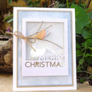Cards Making DIY Falling Snow Stencil Template Embossing Scrapbooking