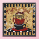 11CT Stamped DIY Coffee Full Embroider Embroidery Craft Cross Stitch Kits