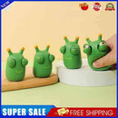 #A Green Worm Black Eyes Squeeze Toys Portable Multipurpose Soft for Children Gi