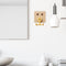 Cute Wall Hanging Double Hook Load-bearing 360 Rotary Free Punching Hanger Racks