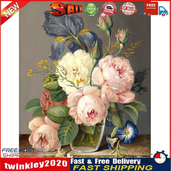 Mouthwatering Flowers 5D Diamond DIY Painting Craft Home Decor Newly