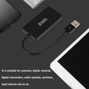 JUNERAIN 4-Port USB 2.0 Hub Splitter Adapter Converter for Laptop Notebook