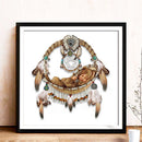 Dream Catcher Child Drawing Kit 5D DIY Full Round Drill Diamond Painting Ar