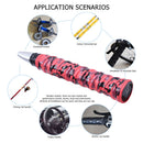 Tennis Racket Handle Cover Tape Badminton Racket Grips Sweatband (Red) Newly