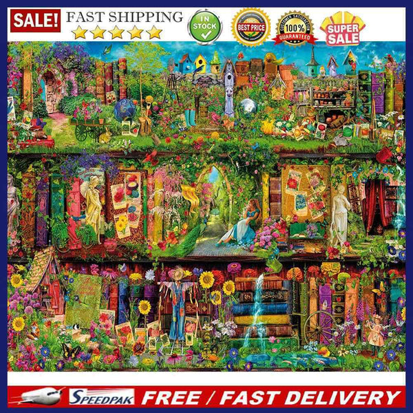 Oil Painting By Number Colorful Gardens Digital Picture Home Wall Decor for Gift