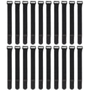 20pcs Nylon Fishing Rod Fastener Belts Strap Holder Suspenders Hook Loop Ties