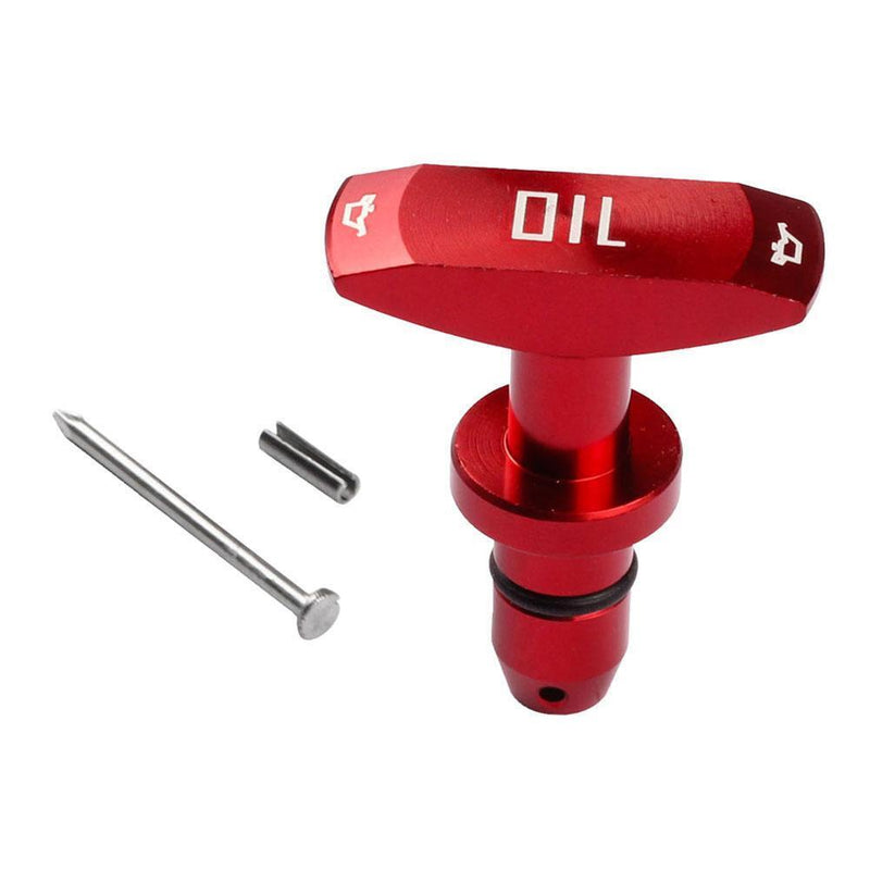 Aluminum Oil Dipstick Pull Handle for Ford Mustang GT V8 GT500 (Red) Newly