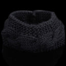 Women Crochet Turban Headband Ear Warmer Hair Band Knit Knitted Black