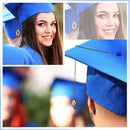 Graduation Cap Tassel DIY Memorial Photo Uniforms Student Pendant (Bronze)