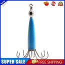 Squid Jig Fishing Lure Hook Octopus Artificial Hard Bait (Luminous Blue 8 C