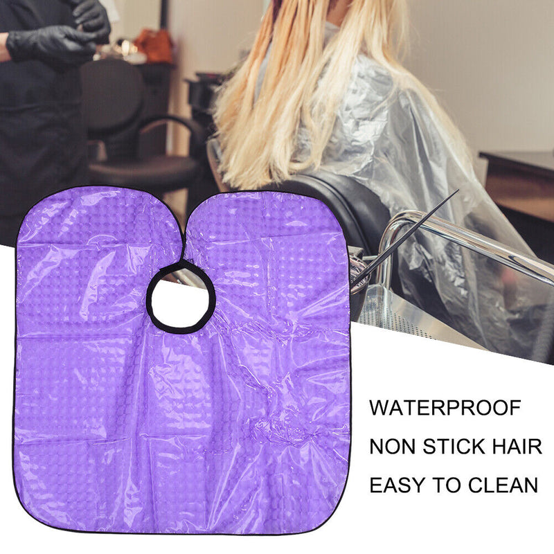 Hair Coloring Cape Waterproof Hair Cutting Dyeing Balon Barber Styling Tool
