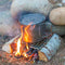 BBQ Grilling Net Fire Cooking Stainless Steel Camping Grill Grate Firewood