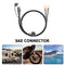 12-24V 18AWG SAE 2 Pin Quick Disconnect To O Ring Terminal Harness Connecter