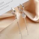 Girls Boho Dangle Drop Earrings Multilayer Drop Long Tassel Earrings Wafer