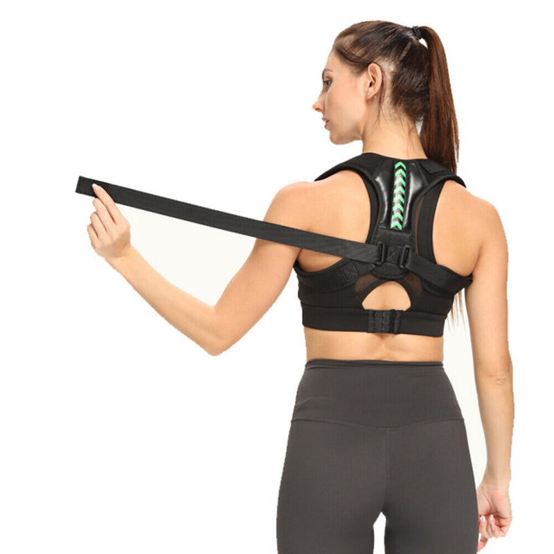 Back Shoulder Posture Corrector Belt Clavicle Support for Women Men (2XL) Newly