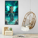Full Cross Stitch 11CT Butterfly Elephant Handmade Cotton Thread Animal Cra