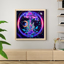 DIY Diamond Painting Full Round Drill Colored mushroomsof Rhinestone