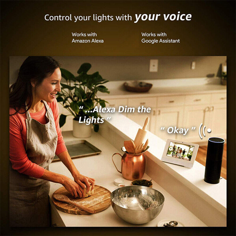 WiFi Phone App Remote Control LED Lamp GU10 Home Office Bulb Dimmer Smart Light