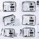 Transparent TPU Handbag Makeup Case Travel Bag Cosmetic Bag Toiletry Pouch