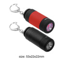 LED Mini Flashlight Portable Key Chain Outdoor Camping Hiking Torch (Red)
