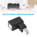 USB 2.0 Type B Male to Female Adapter Right Angled for Printer (Right)