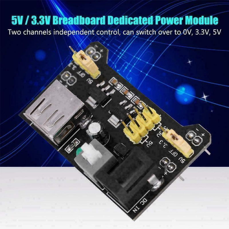 Mini Breadboard Power Supply Module USB DC3.3V 5V For MB102 - BEST J5N8 G4A1