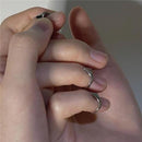 for Women Men Adjustable Jewelry Gift Simple Personality Statement Party Ring