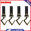 Leather S Type Hook Load-Bearing Hanger Outdoor Finishing Clothing Storage Rack