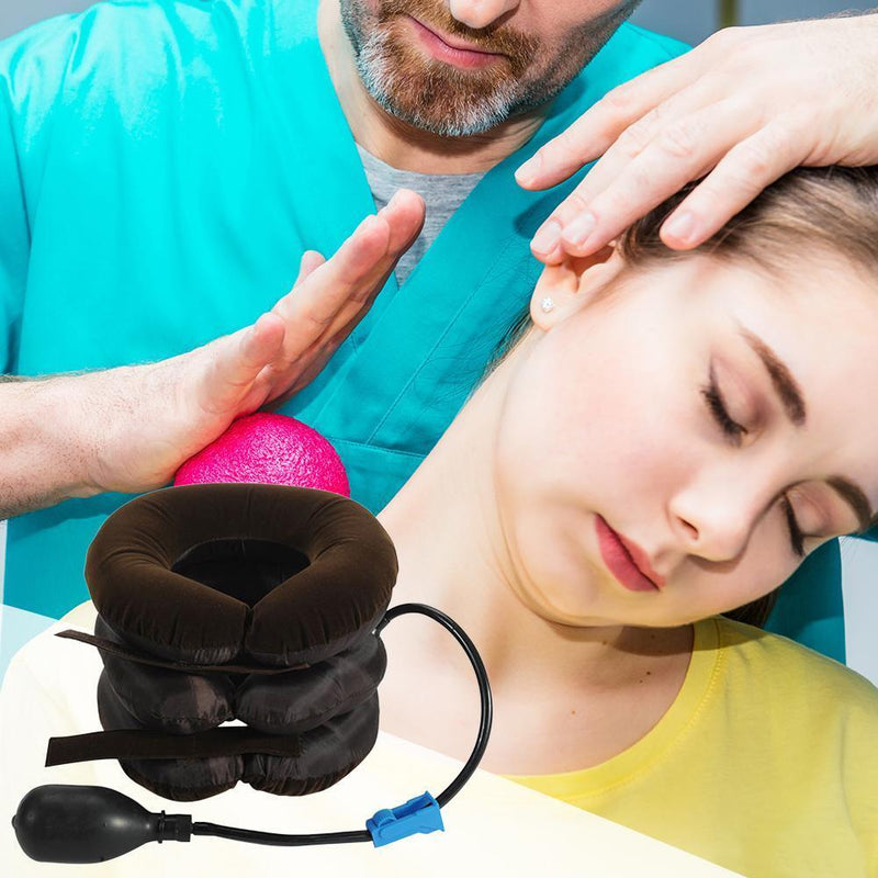 Three-layer Neck Cervical Traction Therapy Cervical Health Care Massager Tool
