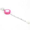 Gift ruler retractable keychain mini cartoon plastic ruler soft ruler