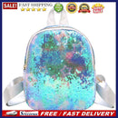 Sequins Women School Backpack Multicolor Girls PU Leather Travel Shoulder Bags