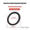 One Piece Bike Crankset Washers Bicycle Crank Set Chain Wheel Spacer (2mm)