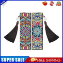 2pcs DIY Diamond Painting Leather Bookmark Mandala Tassel Crafts (FQY041)