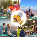 Gas Tank Coupler Converter Valve Adapter Gas Stove Switching for Outdoor Camping