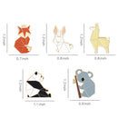 Cute Origami Animal Brooch Fox Panda Koala Badges Lapel Pin Enamel Pin Brooches