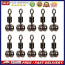 10x Fishing Swivels Ball Bearing Rolling Connector for Carp Sea Fishing Tackl
