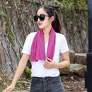 Cooling Towel Chilly Cool Towel Microfiber Towels for Outdoor (Rose)