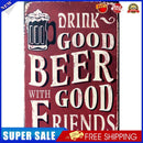 Drink Beer Retro Metal Plate Tin Sign Plaque Poster Wall Art for Club (2)