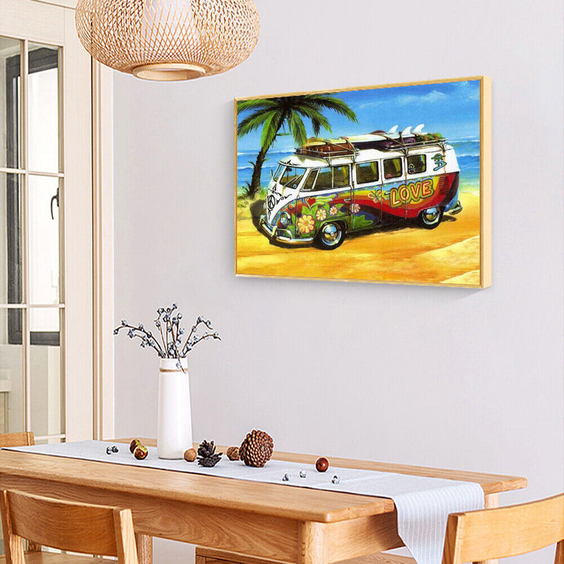 Full Round Drill 5D DIY Diamond Painting Car Embroidery Cross Stitch Wall Craft