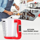 Electronic Measuring Cup Kitchen Scales Digital Measurement Cups (Red)