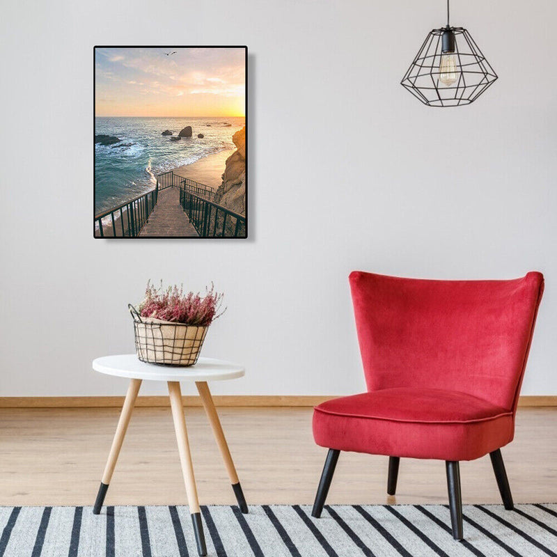 Painting By Numbers Set Seascape DIY Oil Color Living Room Wall Art Home Deco