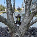 Outdoor Camping Light Retro USB Hanging Atmosphere Home Table Lamp (Black) Newly